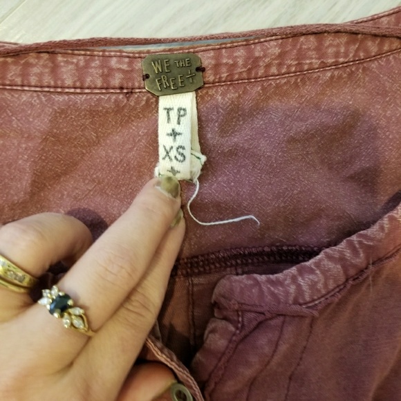 Free People High-Low Distressed Tunic Top - Picture 7 of 7